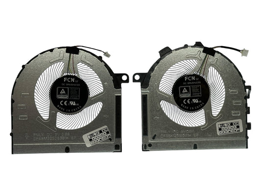 Compatible Cooling Fan Set CPU + GPU for Lenovo DFS5M325063B1H FNLX, DFS5K12B159A1H FNLY, BAPB0809R5HHY002 BAPB0809R5HY001 5H40S20430 5H40S20431 5H40S2043