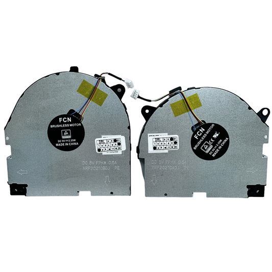 Compatible Cooling Fan Set CPU + GPU for Lenovo Legion GTX1660Ti, DFS5M325063B11-FLGA DFS200105BD0T-FLGB EG75070S1-1C030-S9A EG75070S1-1C010-S9A