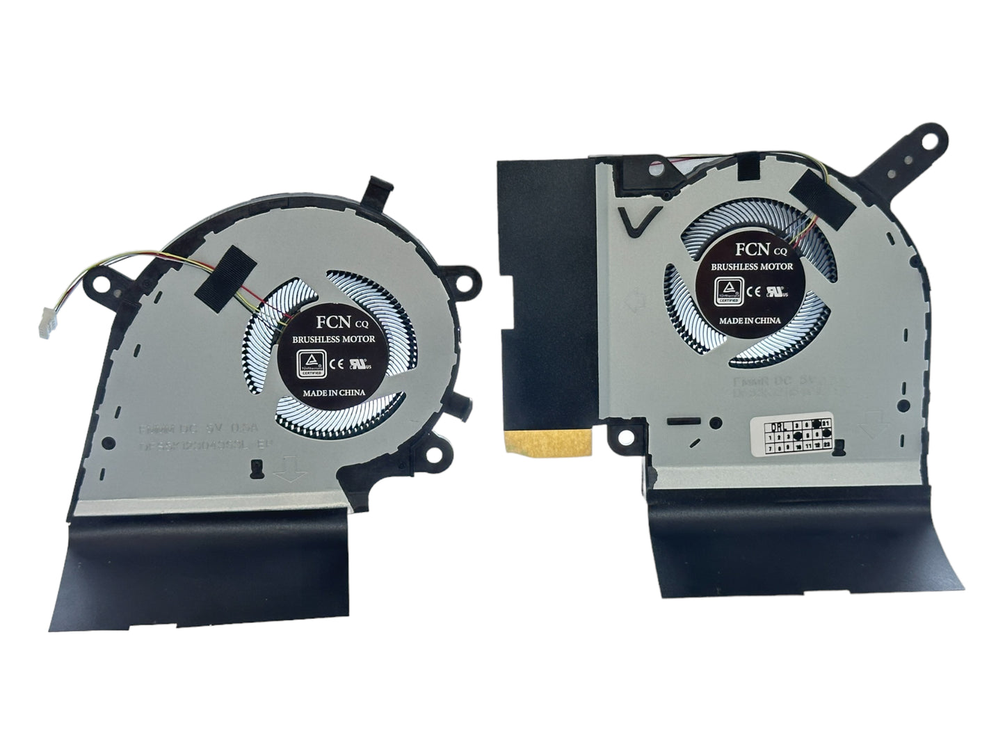 Cooling Fan Set CPU + GPU for Asus 13NR01I0P01012 13NR010P01013, DFS5K12304363L FMMM FLKL, DFS5K12115491L FMMR, 6033B0083501, 6033B0088101