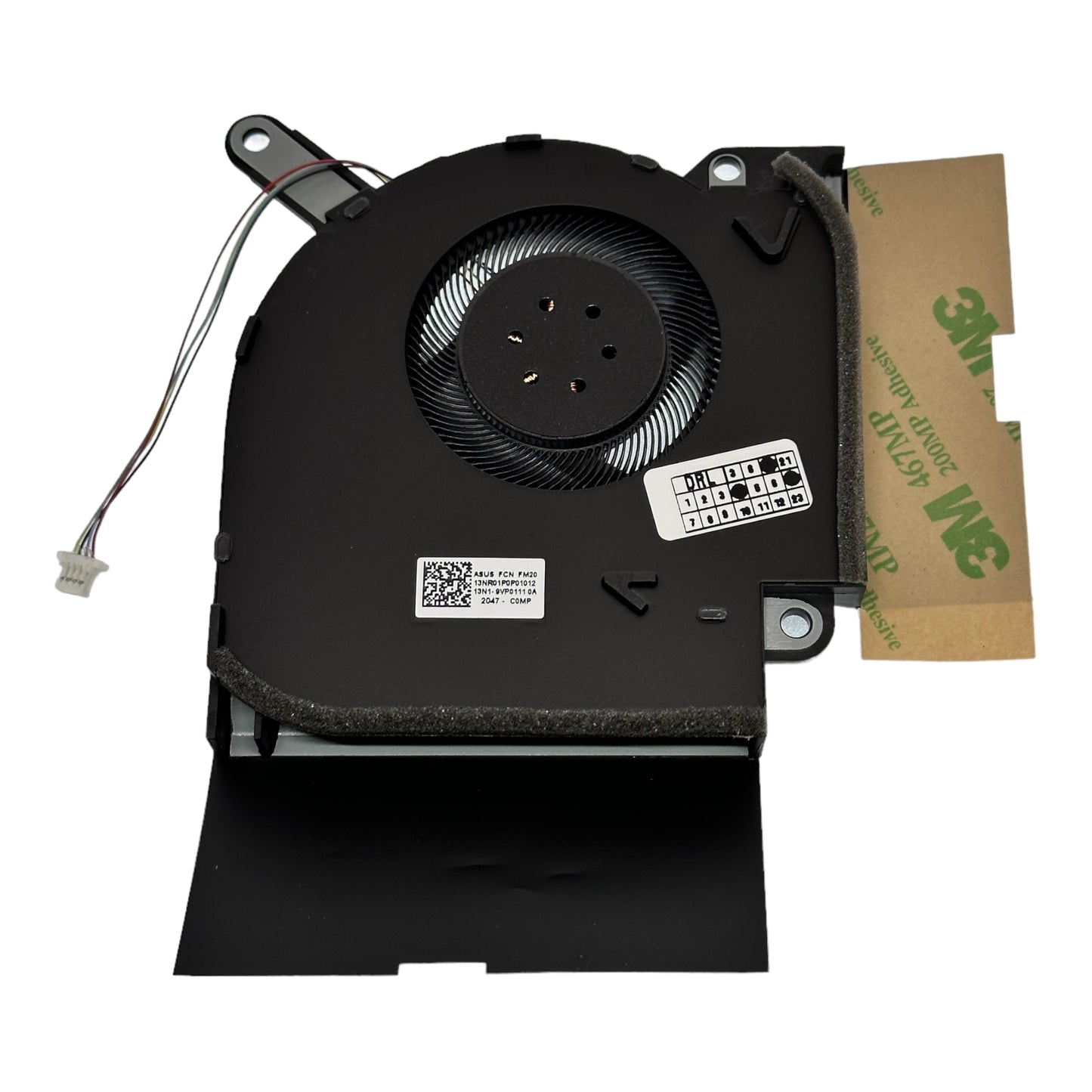 Cooling Fan Set CPU + GPU for Asus 13NR01I0P01012 13NR010P01013, DFS5K12304363L FMMM FLKL, DFS5K12115491L FMMR, 6033B0083501, 6033B0088101