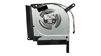 GPU/VGA cooling fan for Asus DFS5K221153718 / DQ5D577E009, DQ5D577E010, 13NR0750T01011, 13NR0600T04011, 13NR0750T02011, TUF FA50 66IC, FA5506ICB, FA506IE, FA506IHR, FX506HC FX506HCB, FX506HE, FX706HC
