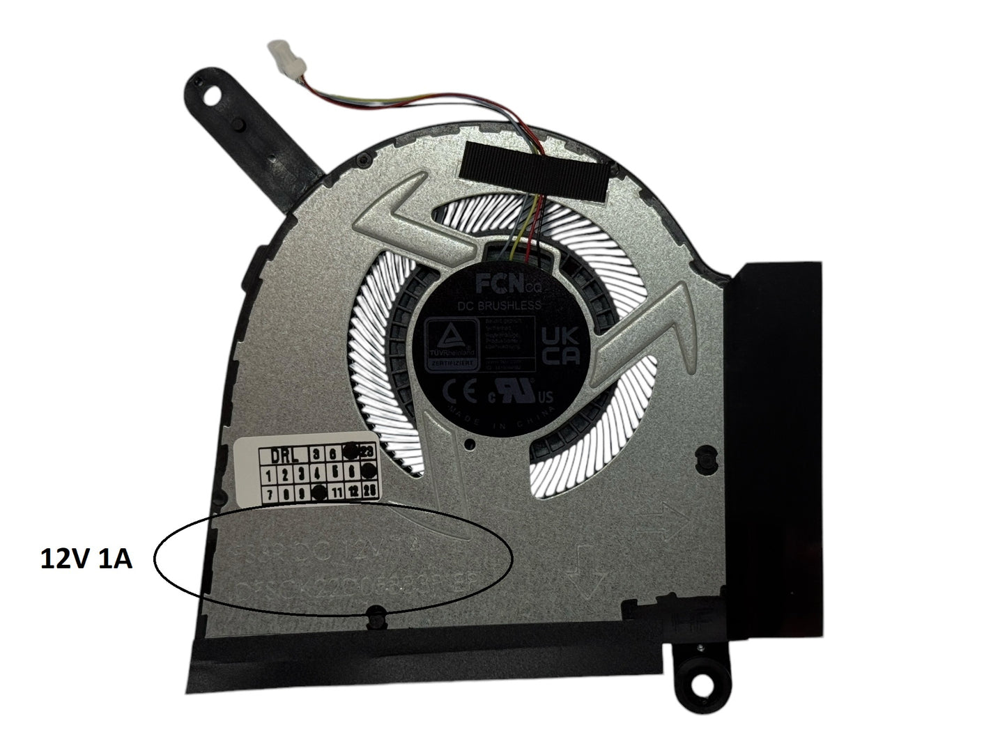 Compatible GPU Cooling Fan for Asus DFSCK22D05883P FS3R, 6033B0131501 13NR0HW0M02011