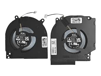Cooling Fans SET for HP Omen 16xxx, Victus 16xxx DFS5L22HI5B85K EP, MG75090V1-C470-S9A, DFS5L22H05B85L EP, MG75090V1-C480-S9A, N44742-001 (DC 5V 0.8) A 4W, A 4W, A atsink 60W)