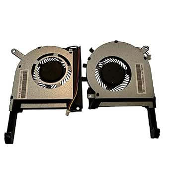 Set GPU + CPU Cooling Fans for Asus TUF FX505DD, FX505DT, FX505DY, FX505GD, FX505GE, FX505GT, DFS5K12114262H, DFS5K12304363H, 1323-01AW0A2