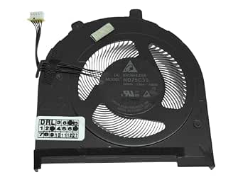 Voltaguru CPU cooling fan model EG50050S1-CC10-S9A ND75C30-18E09 BAPA0706R5H-Y001, compatible with Lenovo ThinkPad E480 E485 E490 E495 E580 E585 E590 E595