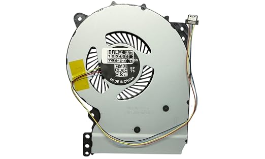 Voltaguru Cooling fan for Asus 13N1-3XP0121 DFS561405PLOT 13NB0HI0T01111 for VivoBook 15 X507UB A507M A507MA A507UA A507UB, F507MA F507UA F507UB 07UB F507UB F, R507 LA R507MA R507UA R507UB R507UF