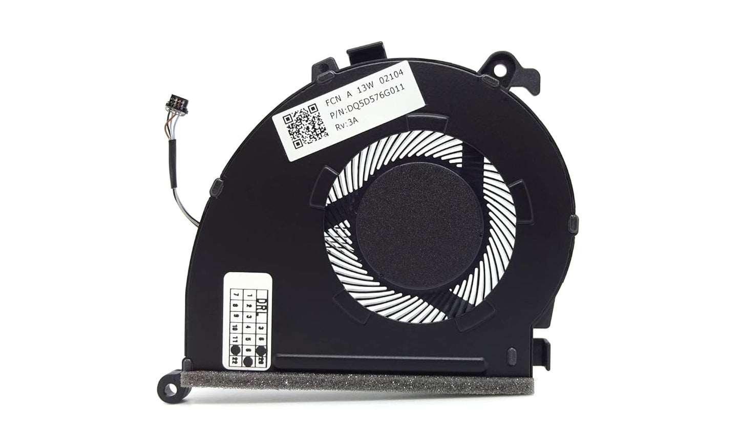 CPU Cooling Fan for Lenovo 5F10S13905 DQ5D576G011 ThinkBook 14-IIL, 14-IML, 15-IIL, 15-IML, PN 5F10S13905 Model DQ5D576G011