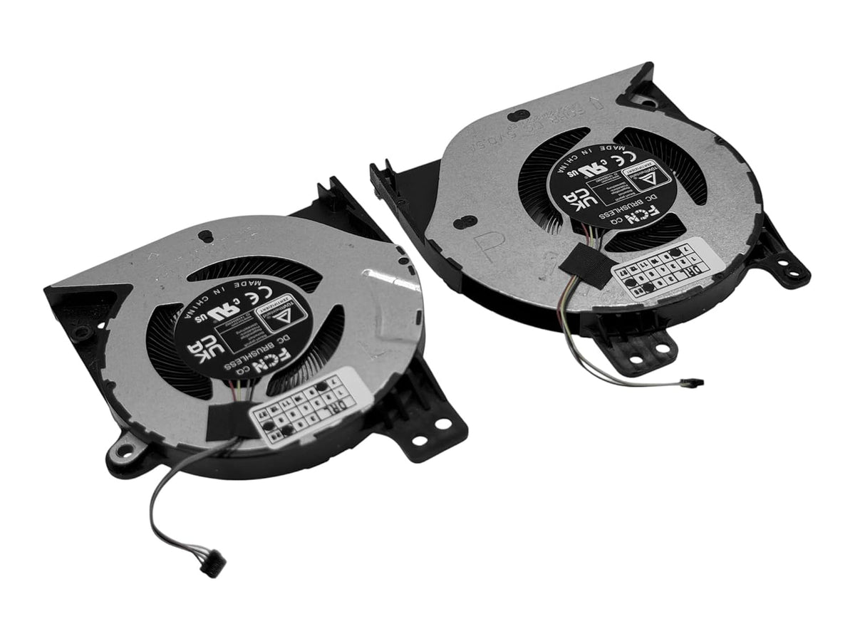 Compatible Fan set for Asus ROG Flow Z13 GZ301VF, GZ301VI, GZ301VIC, GZ301VU, GZ301VV, 13NR0BH0T01011, 6033B0119401, 13NR0BH0T02011, 6033B011 9301