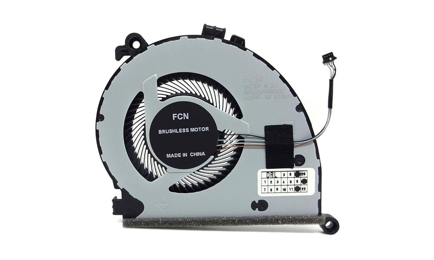 CPU Cooling Fan for Lenovo 5F10S13905 DQ5D576G011 ThinkBook 14-IIL, 14-IML, 15-IIL, 15-IML, PN 5F10S13905 Model DQ5D576G011