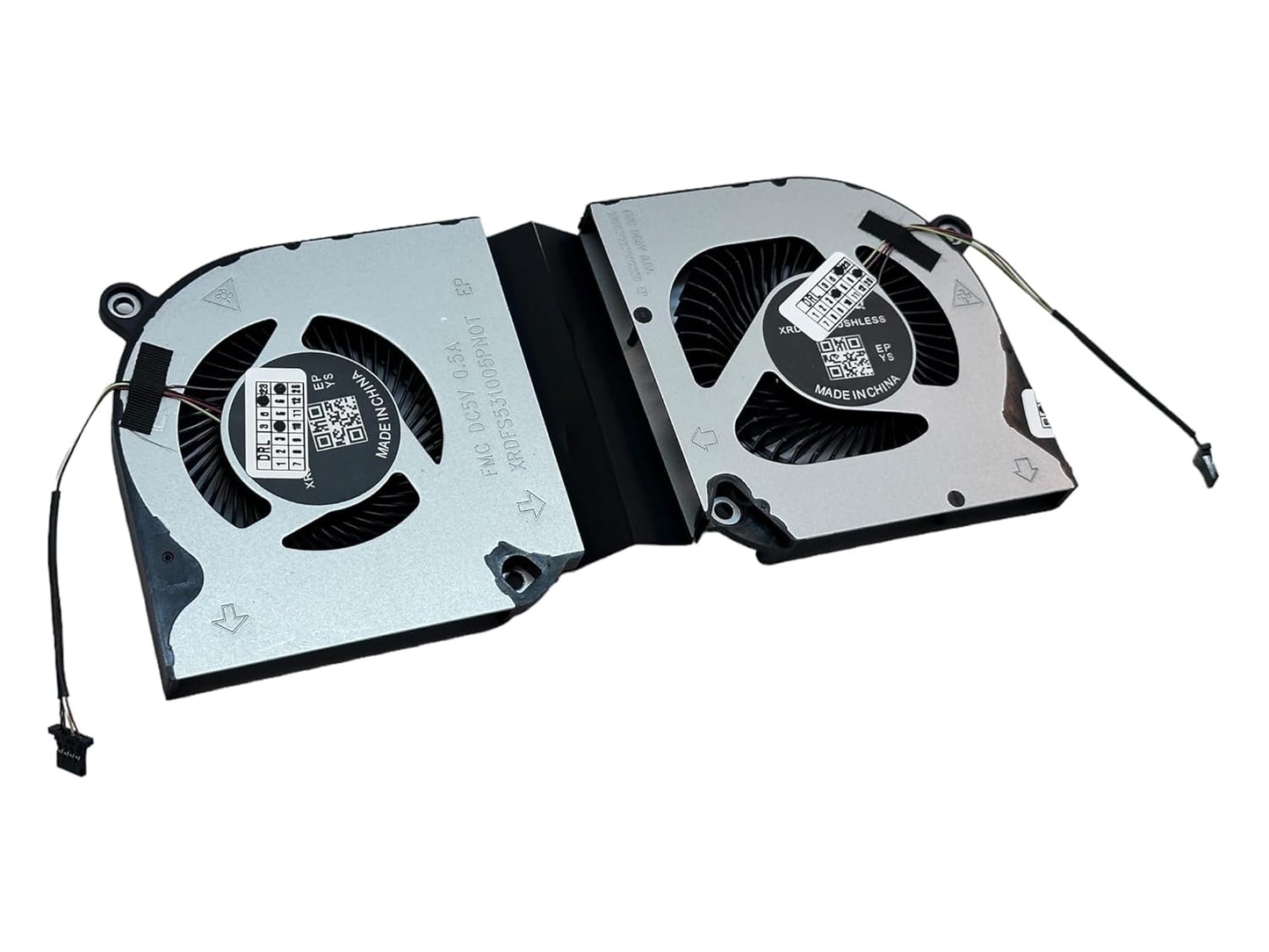 Set di ventole di raffreddamento compatibili CPU + GPU per Acer 23.QB9N2.002 23.QB9N2.001 DFS5K223 05283006 DFS531005PL0T Nitro 5 AN515-45 AN515-55 AN515-56 AN515-57