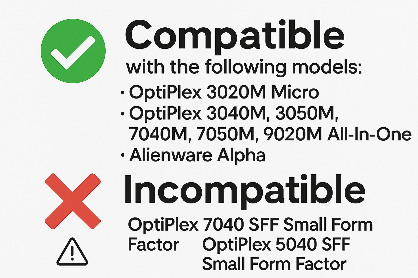 Compatible CPU Cooling Fan for Dell 2N51K, 02N51K, 6XNNH, 06XNNH, 2HM9P, KSB0705HB-A PVB070E05N-P02-07 EF70150SX-C020-S9A 2N51K-A01 2HM9P-A00