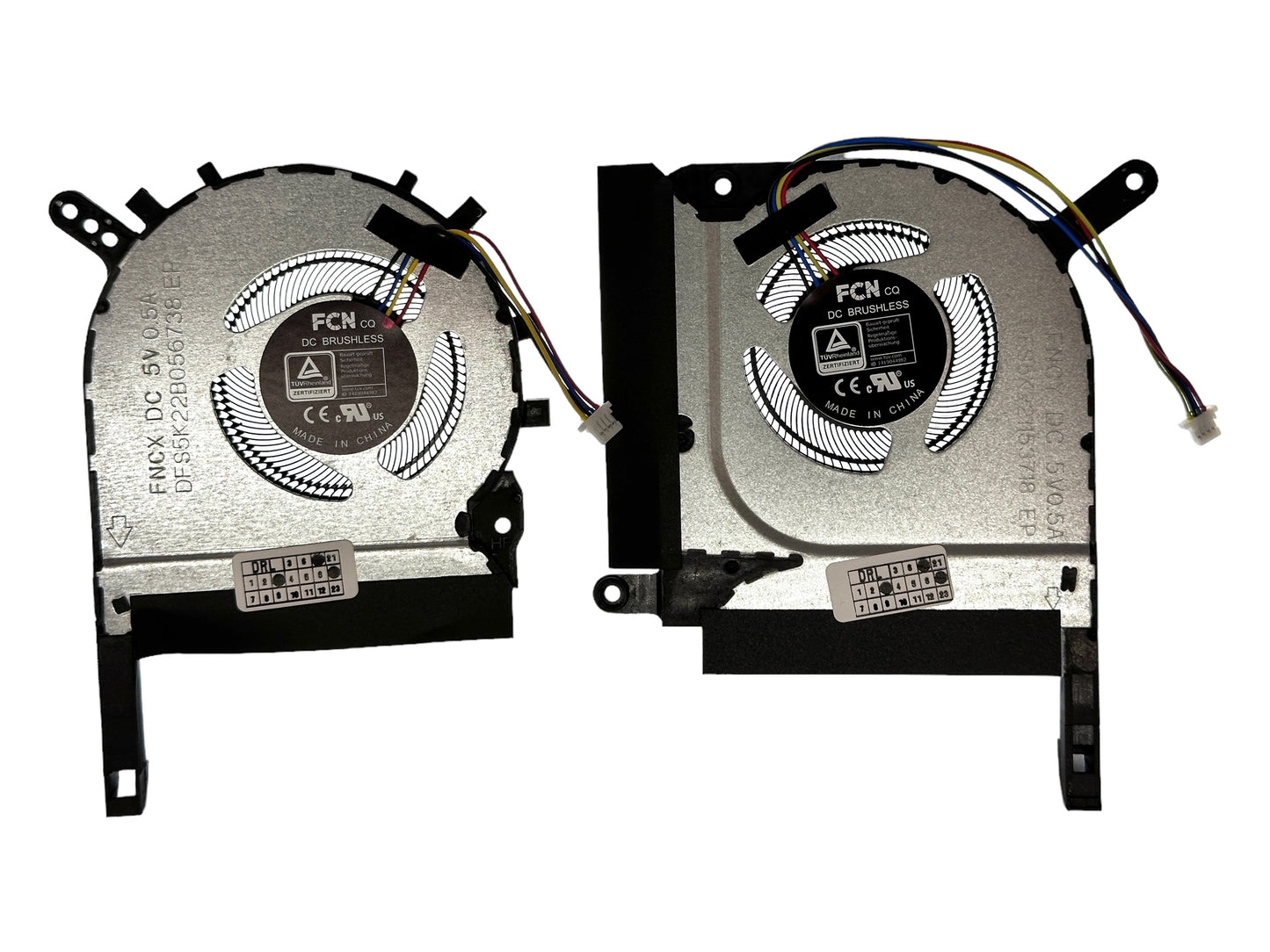 Lüfterset CPU + GPU für Asus 13NR0600T05011 13NR0600T04011 13NR0750T01011 DFS5K22B056738 DFS5K2211533718 DQ5D577E009 DQ5D577E010