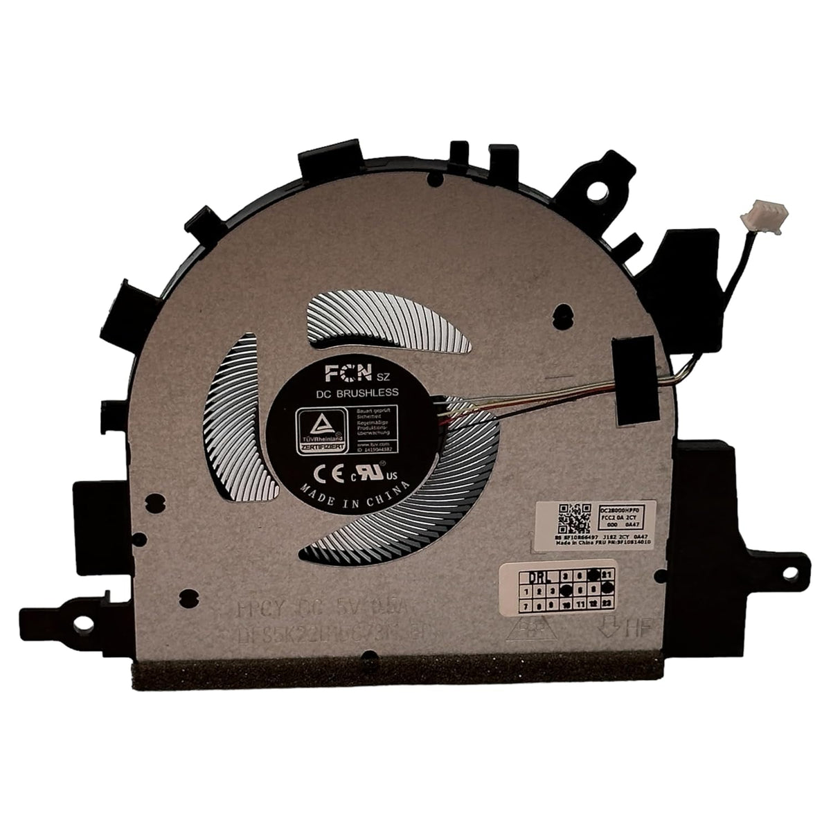 Compatible CPU Cooling Fan for Lenovo IdeaPad 3 15IAU7, 3 15ABA7, Lenovo V15 G3 IAP, V15 G3 ABA, V15 G4 IRU, V15 G3 IAP CTO PN: DFS5K22B15673N, 5F10S14008, 5F11 0S.. 14 009, 5F10S14010