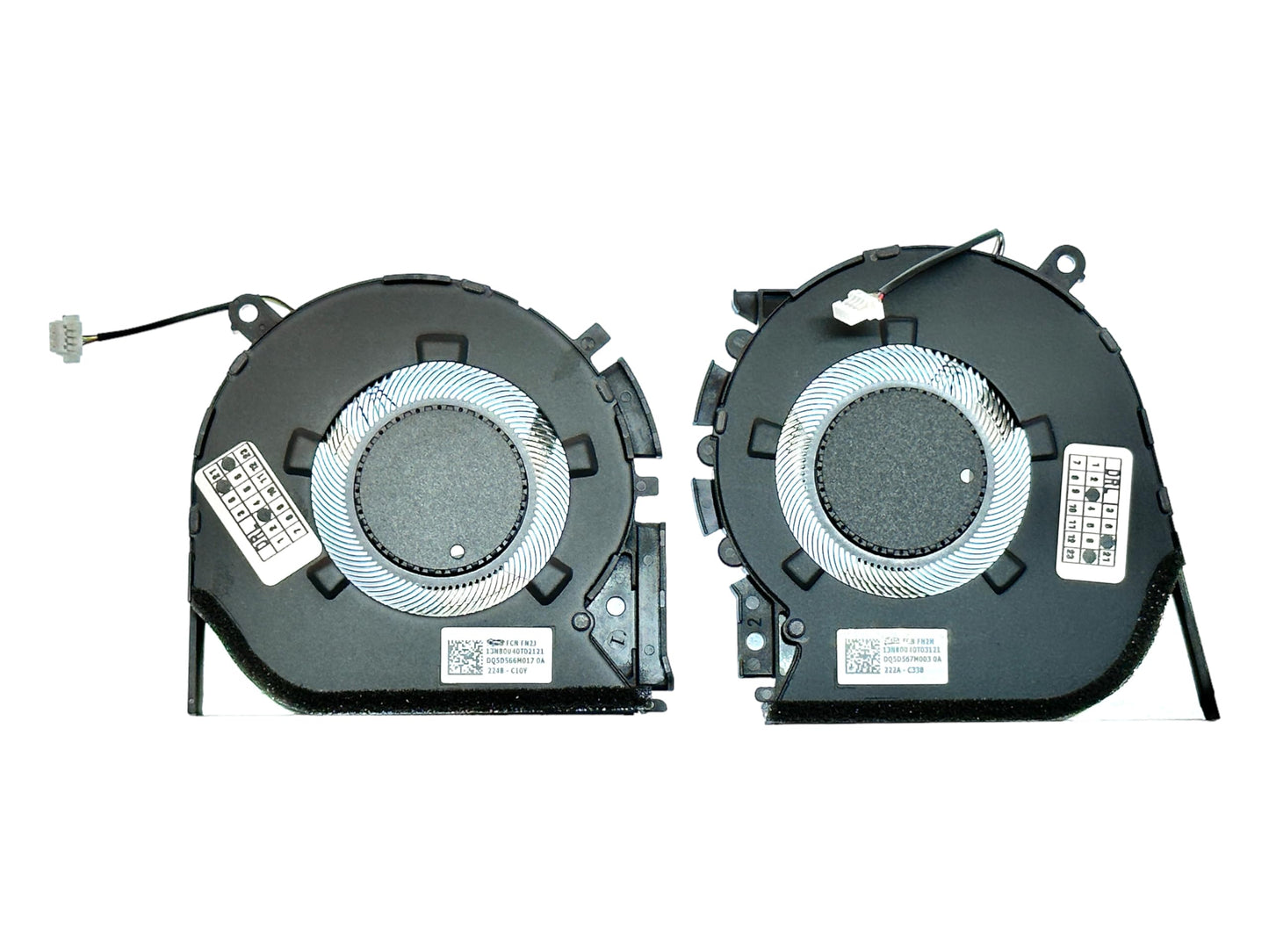 Compatible Cooling Fan Set CPU + GPU for Asus DFS5K12605384G, 13NB0U40T03121 13NB0U40T03011 13NB0U40T03021, 13NB0U40T02011 13NB0U40T02121