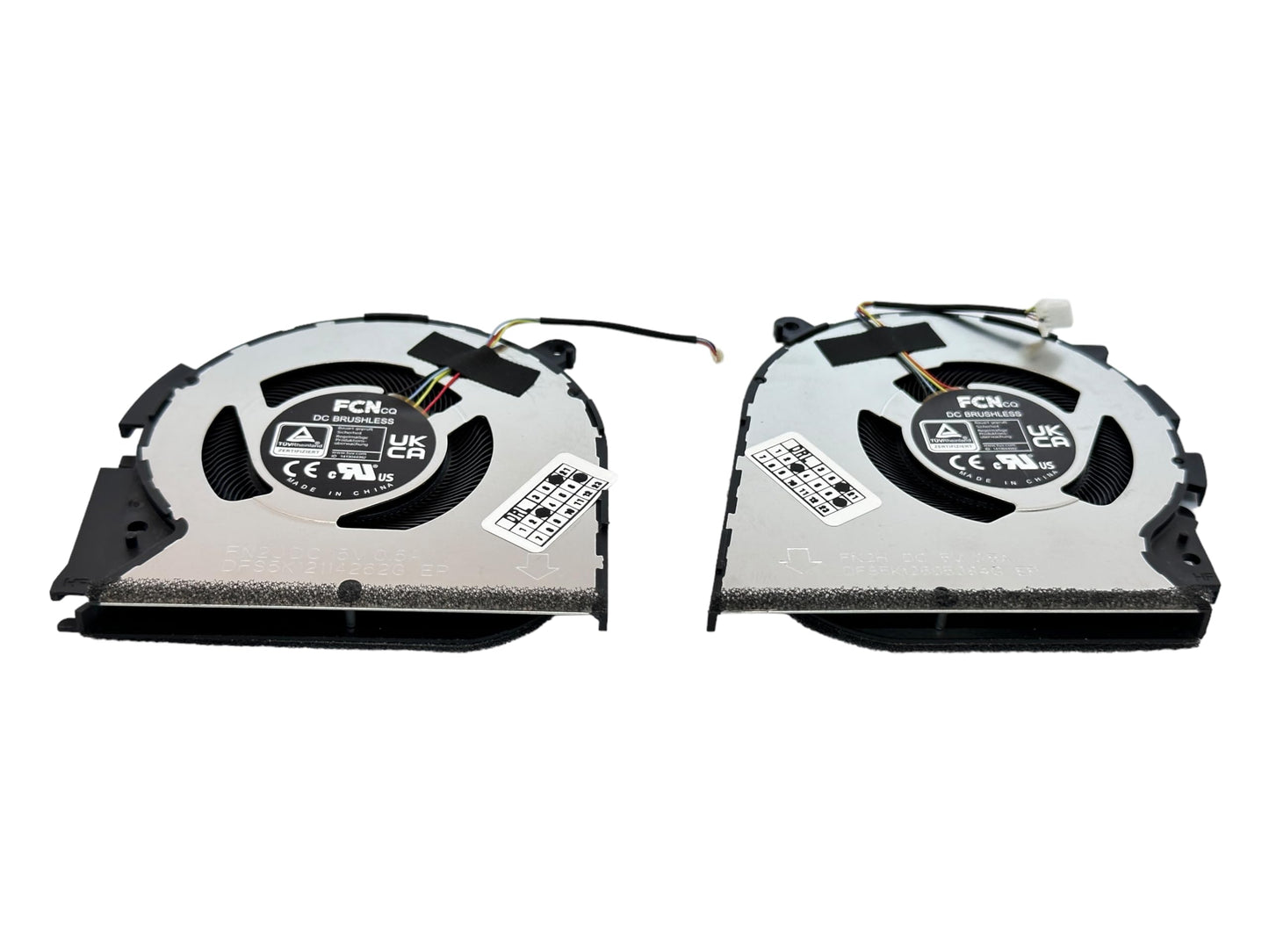 Compatible Cooling Fan Set CPU + GPU for Asus DFS5K12605384G, 13NB0U40T03121 13NB0U40T03011 13NB0U40T03021, 13NB0U40T02011 13NB0U40T02121