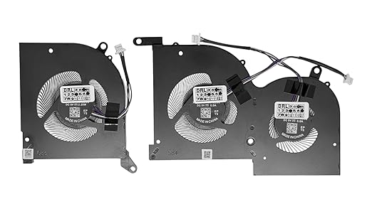 CPU + GPU cooling fans for MSI Stealth GS66 12UE, 12UG, 12UGS, 12UH, 12UHS (MS-16V5) (ONLY for Intel Gen 12th processor)