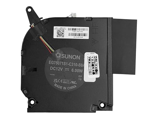 Cooling fan video GPU model ND8CC22-22H18, DC2800166S0, EG75071S1-C310-S9A (80W heatsink only) compatible with HP Omen 16-W, 16T-W, 16-WD, 16T-WD, 16-WF, 16T-WF, 16-X, 16Z-X, 16Z-X -XF, 16 Z-XF