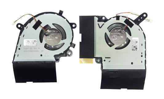 Compatible Cooling Fan Set CPU + GPU for Asus DFSCK22105182L DFSCK22115181L 13NR01N0P09011 13NR01N0P09111 13NR01N0P09012