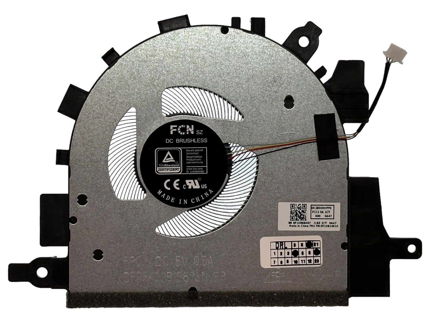 Compatible CPU Cooling Fan for Lenovo 5F10S13941 5F10S13942 5F10S13943 5F10S13944 DFS5K22B15673N IdeaPad 3-15ITL6 3-15ADA6 3-15ALC6 3 15IAU7 3 15ABA7