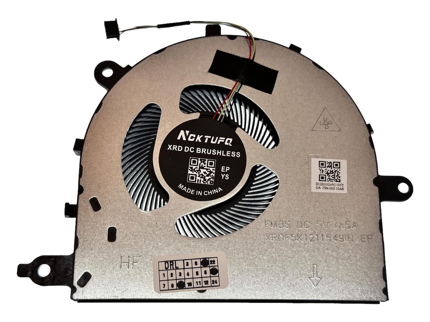 Compatible CPU Cooling Fan for Lenovo SF10R66352 5F10S13906 5H40S20000 5H40S20160 DC28000F1F0 DFS5K12115491N FM8S