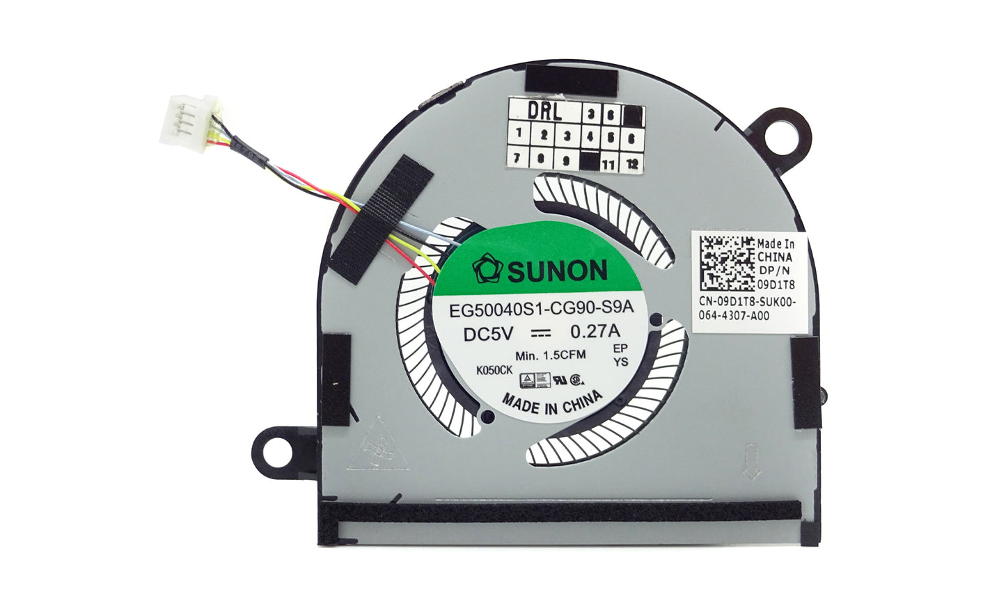 Original CPU Cooling Fan for Dell 9D1T8, 09D1T8 DC28000M3DL, DC28000M3SL EG50040S1-CG90-S9A