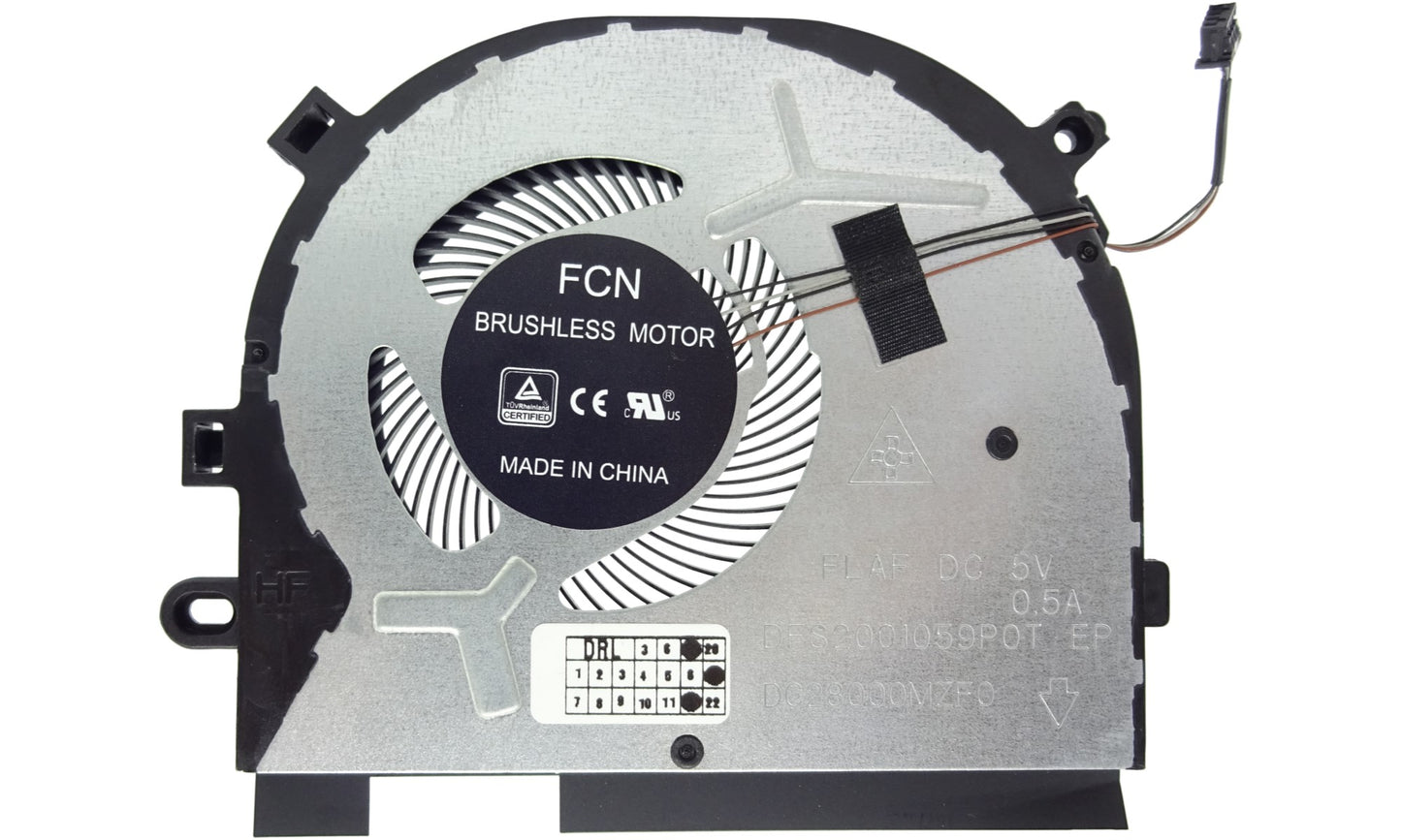 Compatible CPU Cooling Fan for Lenovo DFS2001059P0T 5F10S13877 5F10S13881