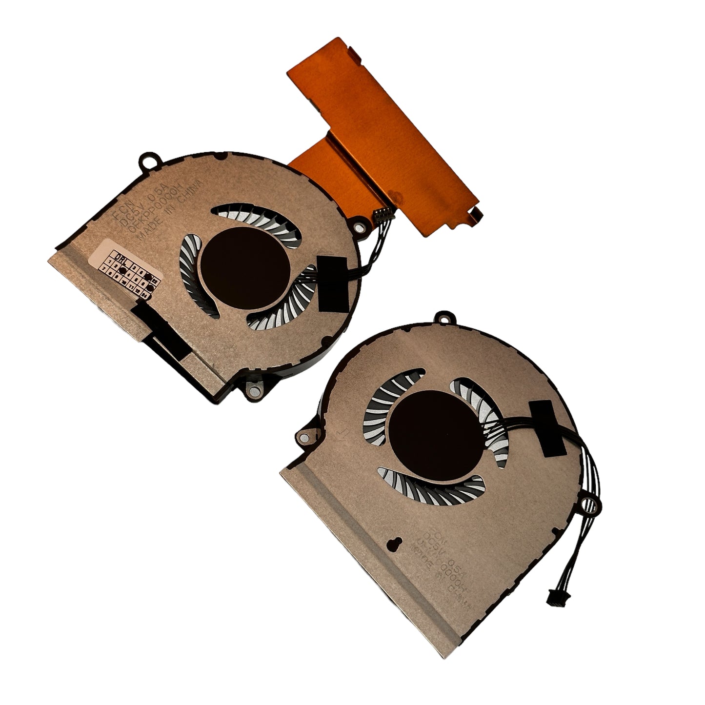 Compatible Cooling Fan Set CPU + GPU for  HP L29354-001 L29355-001 L30203-001 L30204-001 L24359-001 NFB75A05H-007 NFB80A05H-004 0FKPP0000H 0FKP00000H