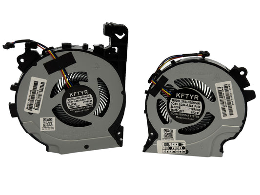 Compatible Cooling Fan Set CPU + GPU for HP L20334-001 L20335-001, DFS481305MC0T FL8T, DFS501105PR0T FLSU