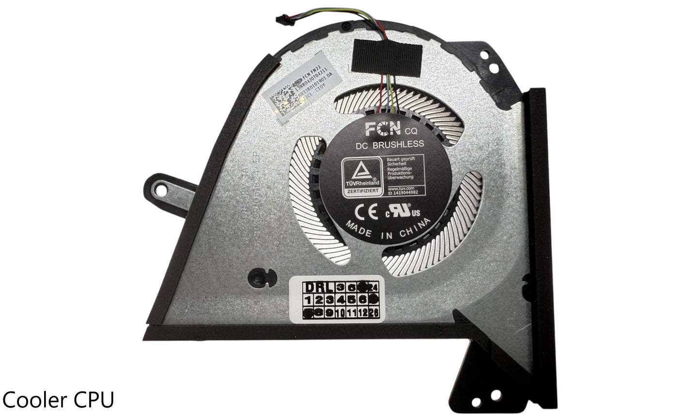 Compatible Cooling Fan Set CPU + GPU for Asus 13NR04J0T04211, 13NR04V0T01111, 6033B0093801 6033B0101901