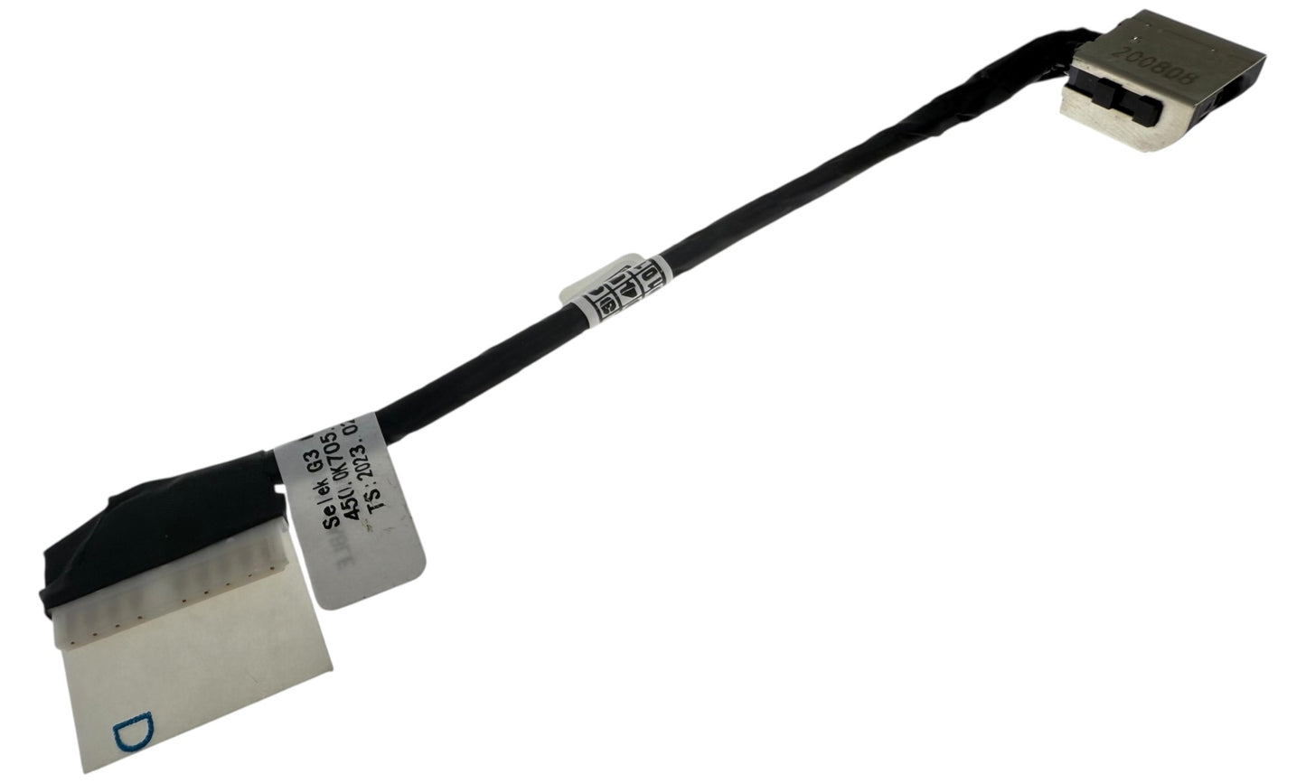 Compatible DC Power Jack charging port for Dell 0HT24, 00HT24, PRV65, 0PRV65 450.0K705.0011, 450.0K705.0021, 450.0K708.0011