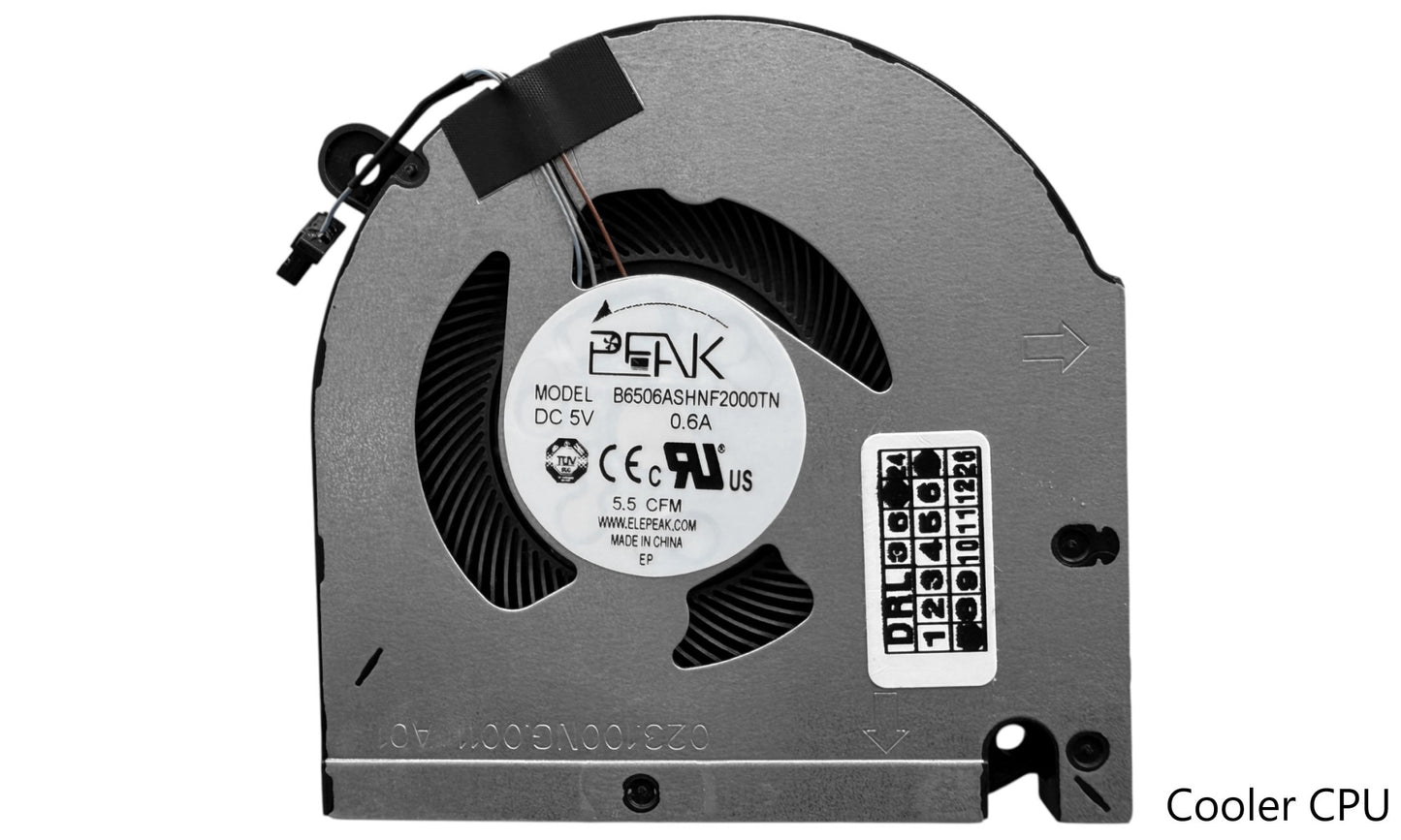 Compatible Cooling Fan Set CPU + GPU for Dell B8906ASHNF20000TN, 023.100NF.0011 B6506ASHNF20000TN, 023.100NG.0011 CNNWF 0CNNWF GJN2R 0GJN2R