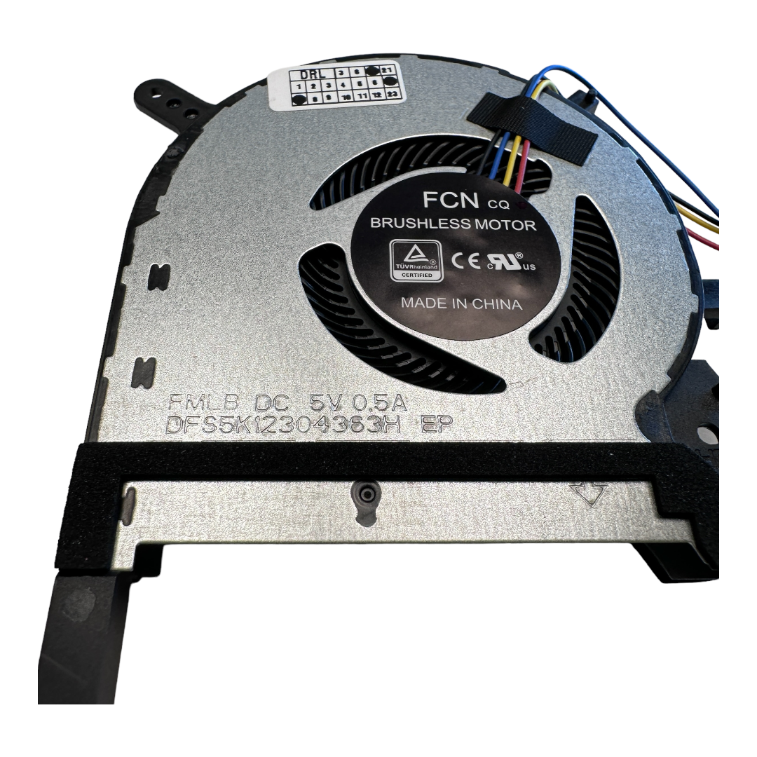 Original CPU Cooling Fan for Asus DFS5K12304363H EP 1323-01AW0A2 13NR00S0M11011 13NR00S0M09011 13NR00S0M09111
