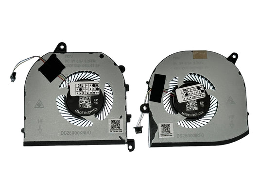 Compatible Cooling Fan Set CPU + GPU for Dell 08YY9 008YY9 V9H8N 0V9H8N DFS501105PROT-FK6J DFS501105DL0T-FK7J DC28000NID0 DC28000NHD0 DC2800KND0