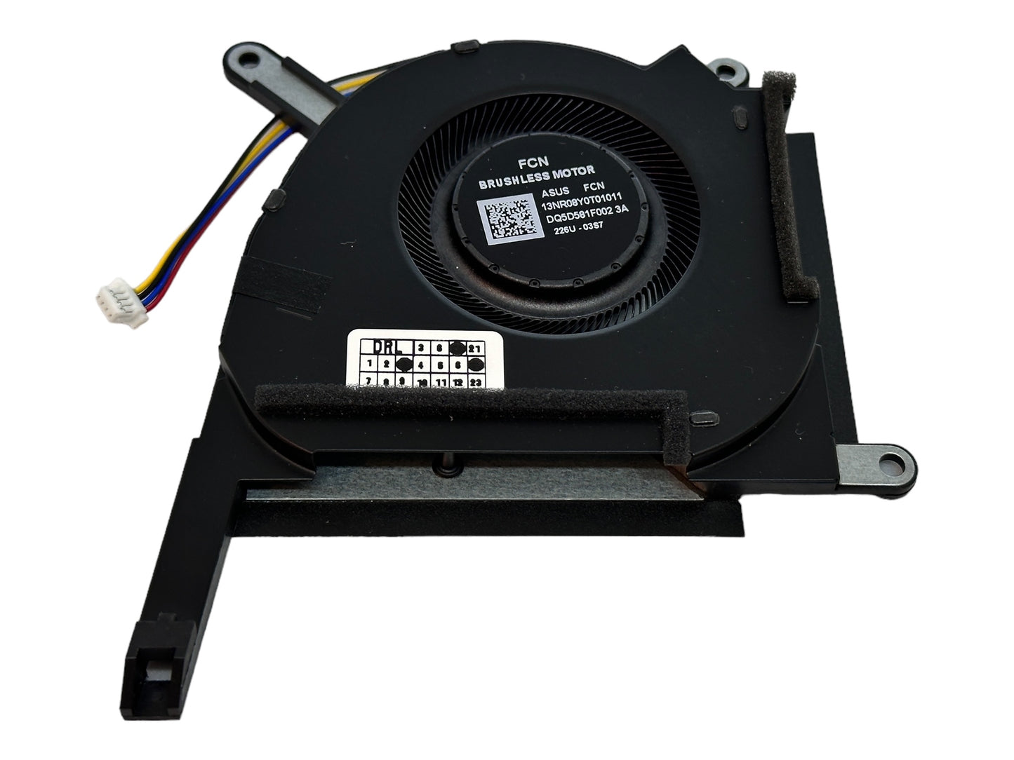 GPU Cooling Fan for Asus 13NR08Y0T01011 DFS5L32G16486J DFS5L22H15G86A-FQLR DQ5D581F002