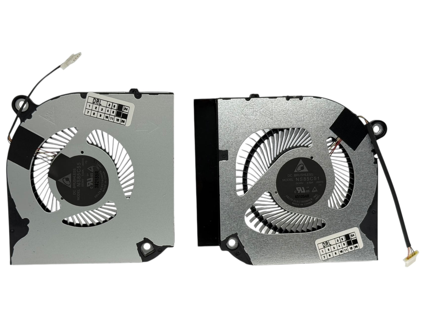 Original Cooling Fan Set CPU + GPU for Acer 23.QB9N2.002 23.QB9N2.001 23.Q7KN2.002 23.QDQN2.001 23.Q7KN2.001 23QB9N2001 23QDQN2001 23Q7KN2001 DC28000QDF0 DC28000XNF0 DC28000X1D0 DFS5K223052836 NS85C51-20H13 NS85C55-20H15, DC28000X0D0