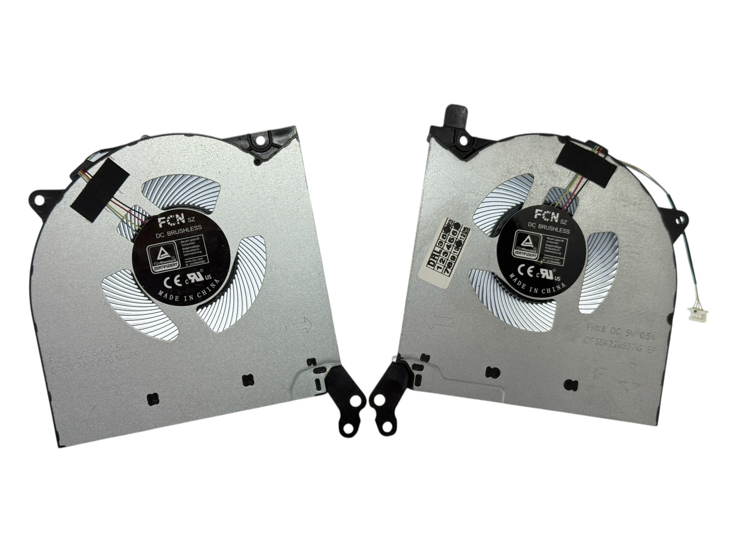 Compatible Cooling Fan Set CPU + GPU for Lenovo 5H40S20344 5H40S20346 5H40S20353 5H40S20354 5H40S20414 5H40S20415 BAPC0909R5HY001 BAPD0909R5HY001 DFS5K22115371G-EP DFS5K22305283A-EP