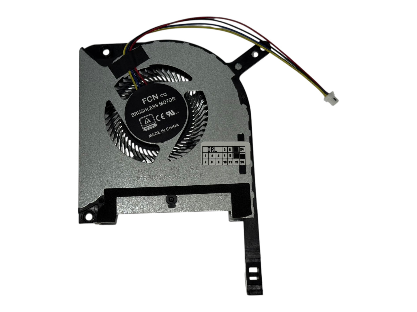 Original GPU Cooling Fan for Asus 13NR00S0M12011 13NR00S0M12111 DFS5K12114262H DQ5D577K001 1323-01AX0A2 1323-01AY0A2