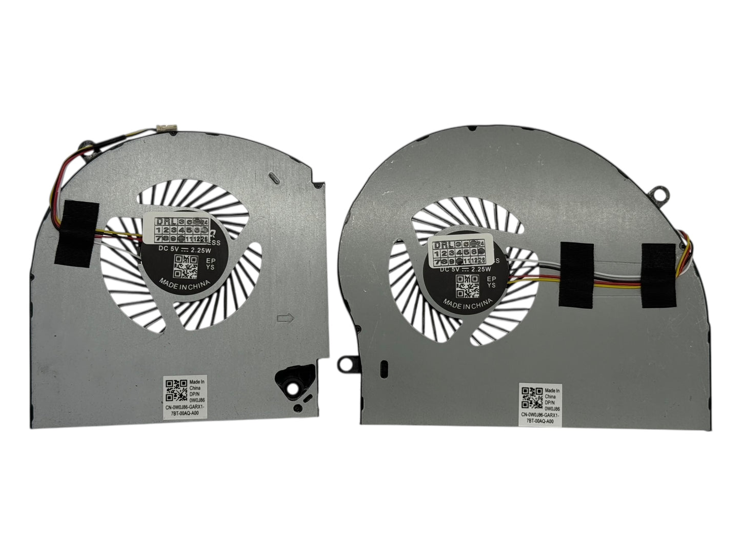 Compatible Cooling Fan Set CPU + GPU for Dell Y0DM6 0Y0DM6 V613M 0V613M Y6MN4 0Y6MN4 DC28000IHS0, MG75090V1-C080-S9A, MG75090V1-C090-S9A DC28000IGS0, AT26T002ZR0, MG75090V1-C060-S9A MG75090V1-C070-S9A