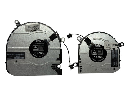 Compatible Cooling Fan Set CPU + GPU for HP M45465-001, M45466-001, TPN-W149 TPN-W150, FNA3 DFS5K22B05673A, EG50040S1-1C400-S9A, FNA5 DFS5K12114262C, EG50040S1-1C410-S9A