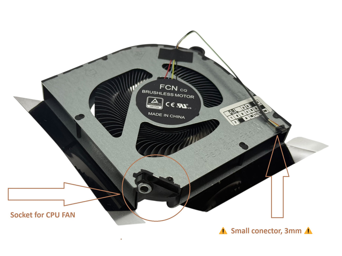 Compatible CPU Cooling Fan for Acer 23.QLTN7.002