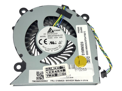 Compatible CPU Cooling Fan for Lenovo 01MN928 DC28000MMV0 BSC0705HA-01 BAZA0710R5M-P01 DC28000MMD0