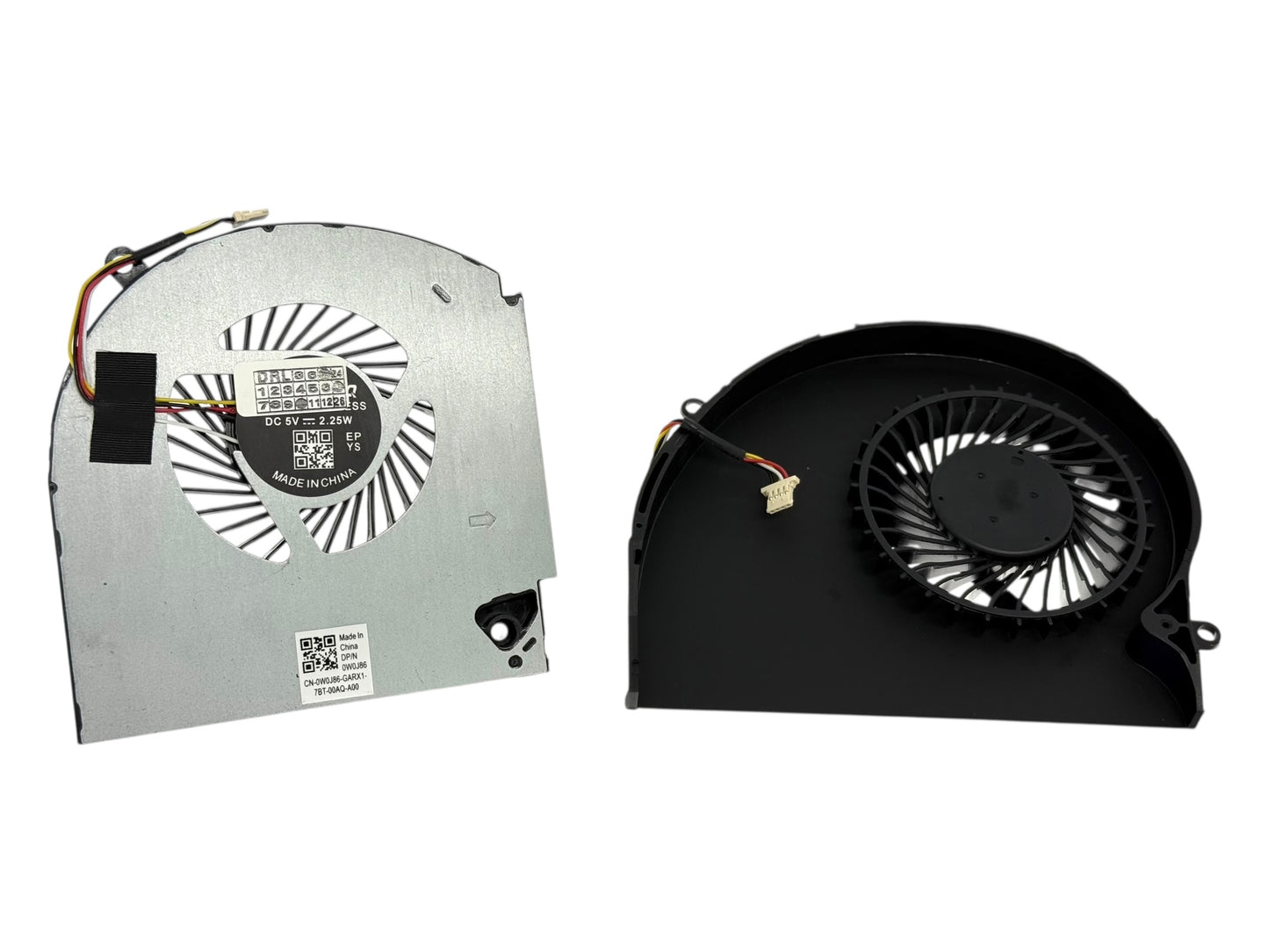 Compatible Cooling Fan Set CPU + GPU for Dell Y0DM6 0Y0DM6 V613M 0V613M Y6MN4 0Y6MN4 DC28000IHS0, MG75090V1-C080-S9A, MG75090V1-C090-S9A DC28000IGS0, AT26T002ZR0, MG75090V1-C060-S9A MG75090V1-C070-S9A