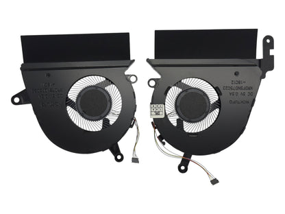 Compatible Cooling Fan Set CPU + GPU for HP L41482-001 L41483-001 L38106-001 L38107-001 ND75C23-18C11 ND75C23-18C12