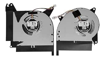 VoltaGuru Replacement Laptop CPU + GPU Cooling Fan for Asus ROG Strix Scar II G715GV, G715GW, GL704GM, GL704GV, GL704GW, DFSCK22115181C, DFSCK22105182D, 13NR00N0M09011, 13NR00N0M1 0011