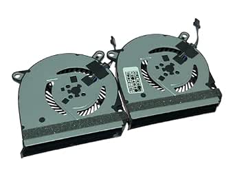 Set of 2 CPU cooling fan for HP Pavilion 14-CE L26367-001, L19159-001, NS85B00-17K16 (discrete graphics memory/for dual cooler edition)