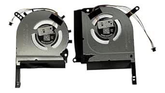 CPU + GPU cooling fan for ASUS F15, F17, A15, A17, DFS5K22B056738, DFS5K2211533718, DQ5D577E008, DQ5D577E009, DQ5D577E010, FX506 HC, FX500 6HCB, FX506HE, FX506HEB, FX506HF, FX506HM, FX566HC, FX566HM