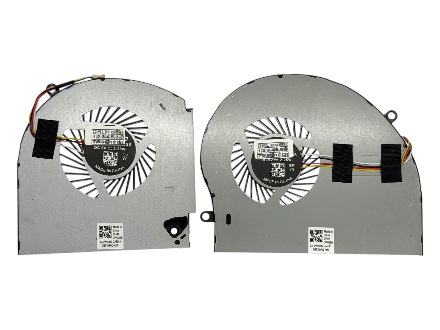 Compatible Cooling Fan Set CPU + GPU for Dell Y0DM6 0Y0DM6 V613M 0V613M Y6MN4 0Y6MN4 DC28000IHS0, MG75090V1-C080-S9A, MG75090V1-C090-S9A DC28000IGS0, AT26T002ZR0, MG75090V1-C060-S9A MG75090V1-C070-S9A