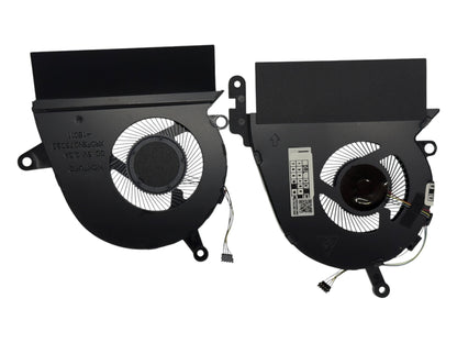 Compatible Cooling Fan Set CPU + GPU for HP L41482-001 L41483-001 L38106-001 L38107-001 ND75C23-18C11 ND75C23-18C12