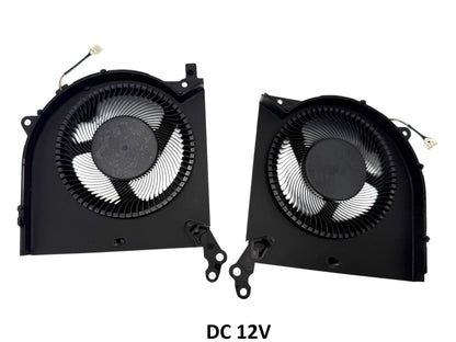 Compatible Cooling Fan Set CPU + GPU for Lenovo BAPA0909R2HY004 BAPA0909R2HY003 FSCK2211518Q EP, DFS2400125Q0T, 5H40S20132 5H40S20133