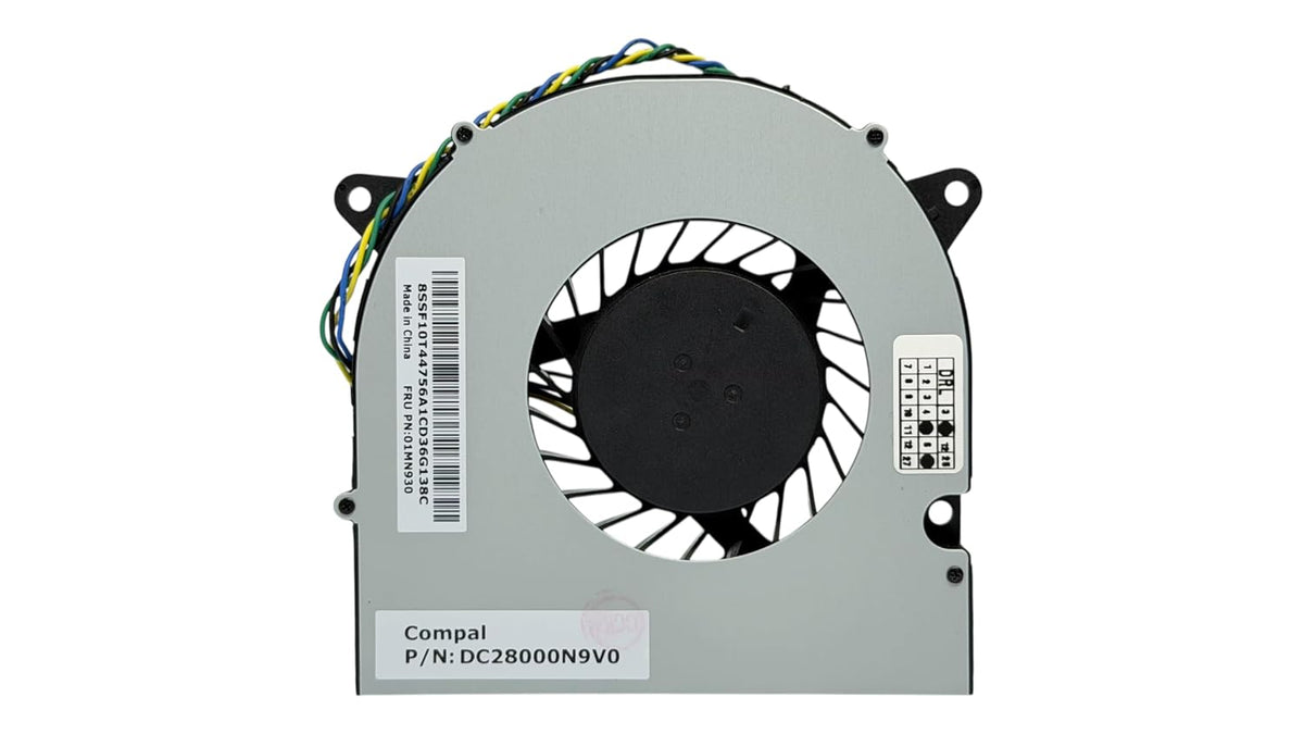 Compatible CPU Fan for IdeaCentre All-in-One 3-22ADA05, 3-22ADA6, 3-24ADA6, 3-24ALC6, 3-24ARE05, 3-27ALC6, A340-22AST, A340-22IWL, A340-24IWL PN: 01MN9 30, BAAA 0915R5U-P008